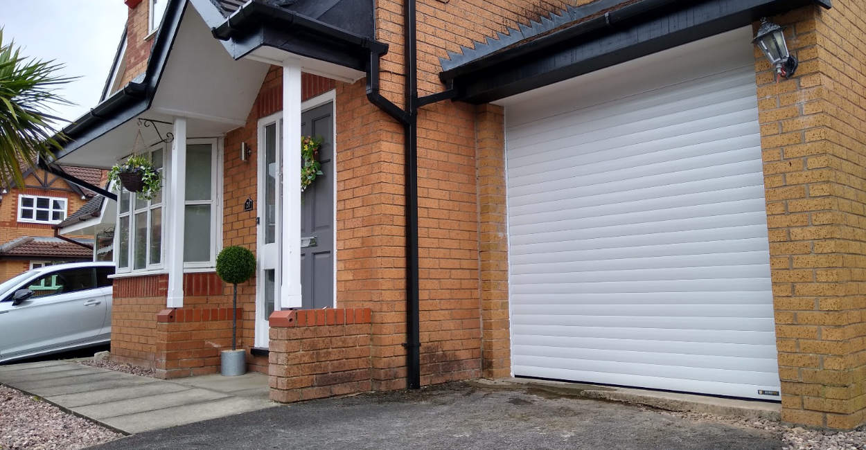 wooden garage door